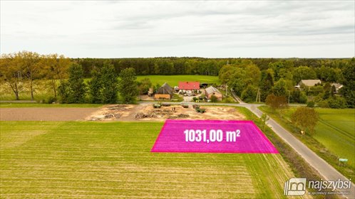 Działka 1031 m² w Dąbrowie Nowogardzkiej - polecam działka Nowogard, Dąbrowa Nowogardzka