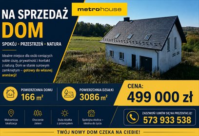 Nowoczesny dom 163,5 m² z fotowoltaiką i widokami dom Smarżowa