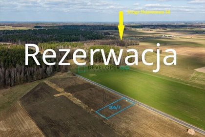 działka na sprzedaż 1153m2 działka Pajewo