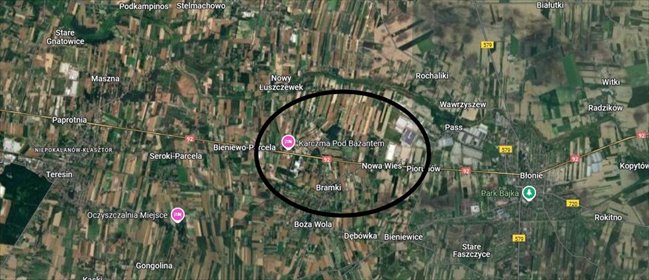 działka na sprzedaż 9340m2 działka Bramki