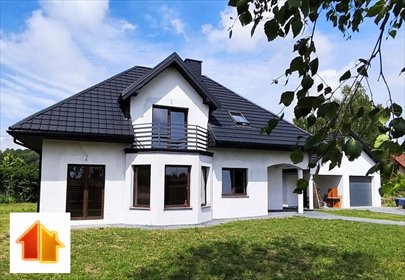 Nowoczesny dom z garażem i dużą działką 1223 m2 dom Sitkówka-Nowiny, Brzezińska