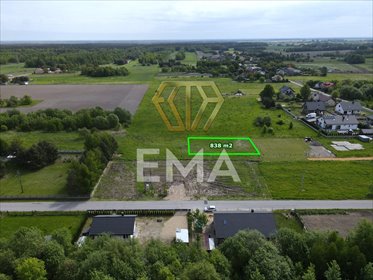 Działka 838 m² pod dom w Koninie – cicha okolica działka Konin, Leśna