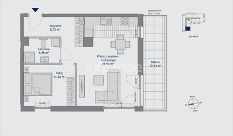 mieszkanie na sprzedaż 51m2 mieszkanie Gdańsk, Migowo Lęborskie, Aleja Pawła Adamowicza