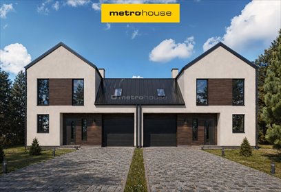 Nowoczesny bliźniak 130 m² z garażem i 6 pokojami dom Osowiec