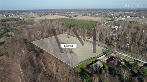 Działka 6490 m² w otulinie Chojnowskiego Parku (Prażmów) działka Krupia Wólka