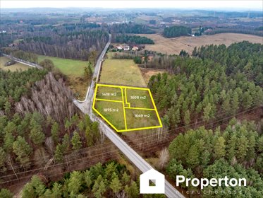 działka na sprzedaż 1608m2 działka Jonkowo