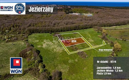 Na sprzedaż działka rekreacyjna 3002 m² w Jezierzanach działka Jezierzany