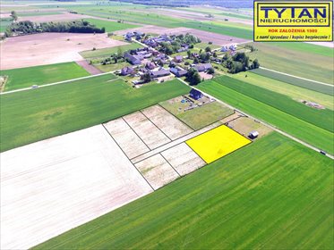 Działka budowlana 1840 m² w spokojnej okolicy Wyrzyków działka Wyrzyki