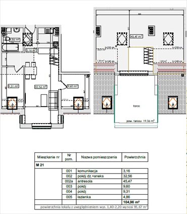 mieszkanie na sprzedaż 105m2 mieszkanie Mierzyn, Mierzyn
