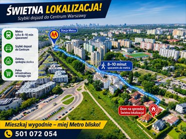 Przestronny dom 200 m² z garażem i ogrodem w Warszawie. dom Warszawa, Targówek Bródno, Ostródzka