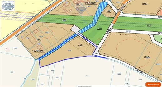 Działka 9521 m² pod zabudowę jednorodzinną i inwestycję działka Napachanie