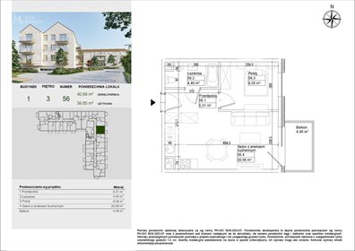 mieszkanie na sprzedaż 40m2 mieszkanie Osielsko, Aleja Adama Mickiewicza