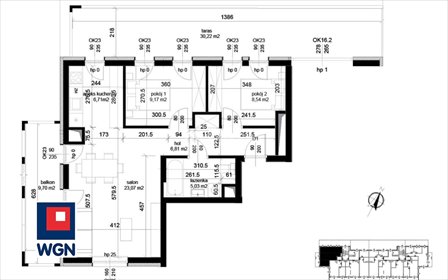 mieszkanie na sprzedaż 59m2 mieszkanie Łęczna, Bobrowniki, Wierzbowa
