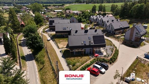 Nowoczesny bliźniak 70 m2 z basenem i sauną dom Łączyno