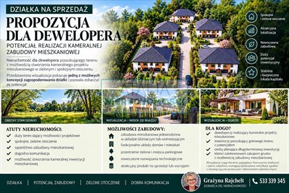 Na sprzedaż duża działka 9 800 m² w Milanówku z możliwością podziału działka Milanówek