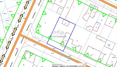 działka na sprzedaż 548m2 działka Warszawa, Targówek, Zacisze, Chojnowska