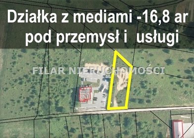 działka na sprzedaż 1679m2 działka Lubin
