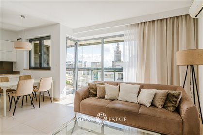 Polecam luksusowy apartament 98 m² z tarasem i miejscem postojowym mieszkanie Warszawa, Śródmieście Północne, Grzybowska