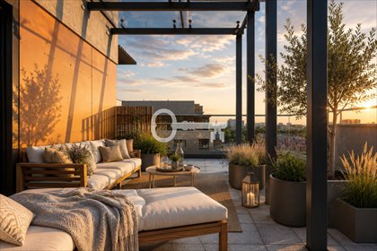 Polecam luksusowy penthouse 137 m² z tarasem 56 m² i panoramicznym widokiem mieszkanie Warszawa, Mokotów Wierzbno, Puławska