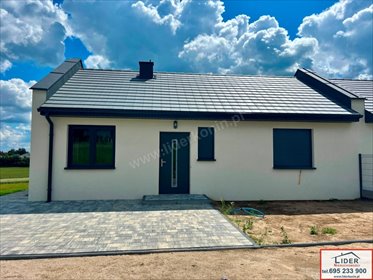 Nowoczesny dom 64 m² z ogrodem, wyposażony i gotowy do zamieszkania dom Wola Podłężna