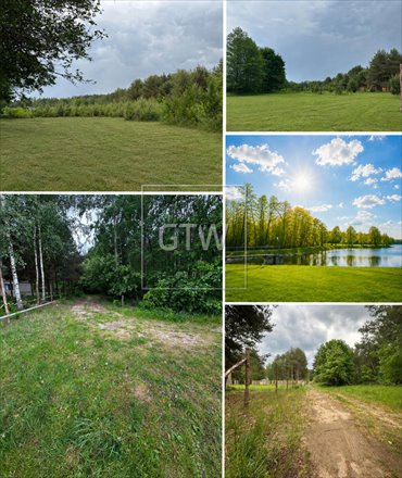 Działka budowlano-rekreacyjna 2001 m² w Jeziórce, las, spokój działka Jeziórka