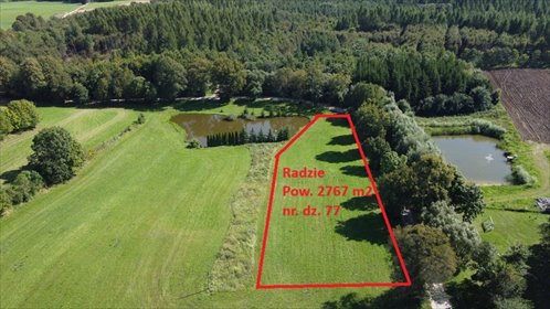 działka na sprzedaż 2767m2 działka Radzie