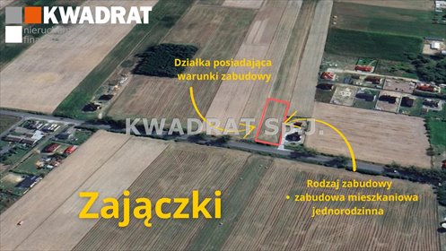 Działka 2000 m² z warunkami zabudowy, media, spokojna okolica działka Zajączki