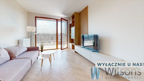 Zapraszam do wynajmu nowoczesnego 2-pokojowego apartamentu 46 m² w Wilanowie mieszkanie Warszawa, Wilanów, Jerzego Holzera