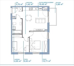 mieszkanie na sprzedaż 52m2 mieszkanie Warszawa