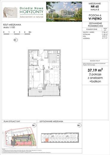 mieszkanie na sprzedaż 37m2 mieszkanie Bydgoszcz, Fordońska