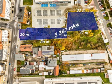 Działka pod deweloperkę w Gliwicach Trynek 3387 m² działka Gliwice, Trynek