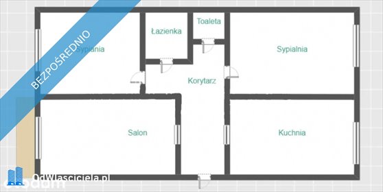 Mieszkanie 60 m² w Łodzi (blisko parków i udogodnień) mieszkanie Łódź, Widzew, Czajkowskiego 2