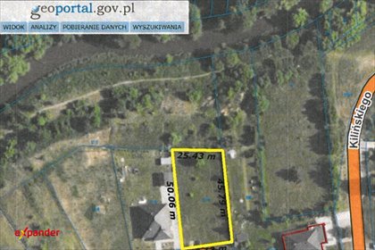 działka na sprzedaż 1250m2 działka Mstów, Kilińskiego