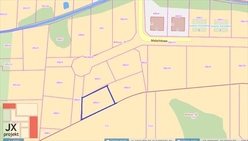 Działka budowlana 756 m² w Umultowie, plan Miejscowy - polecam! działka Poznań, Umultowo, Malachitowa