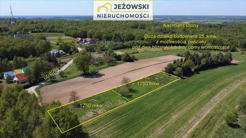 działka na sprzedaż 2478m2 działka Kazimierz Dolny