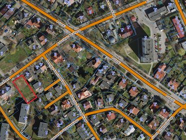 działka na sprzedaż 850m2 działka Gdańsk, Oliwa, Antoniego Abrahama