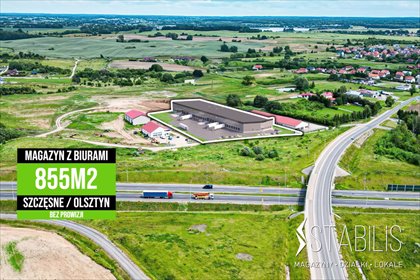 magazyn na wynajem 855m2 magazyn Szczęsne