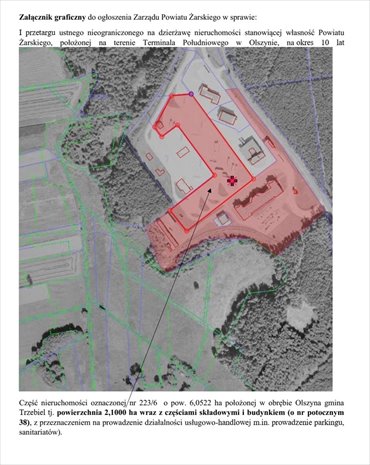 działka na wynajem 21000m2 działka Olszyna