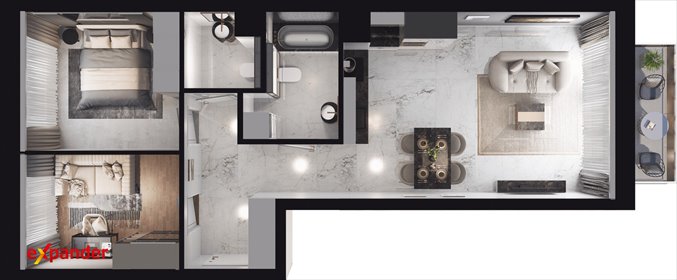 mieszkanie na sprzedaż 63m2 mieszkanie Poznań, Ławica, Bułgarska