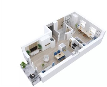 mieszkanie na sprzedaż 48m2 mieszkanie Gniew, Leśna