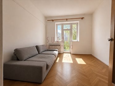 Przestronne 3-pokojowe mieszkanie z balkonem, 600 m od Łazienek mieszkanie Warszawa, Śródmieście, przy Suligowskiego / balkon / dwustronne / 600 m do Łazienek / modernizm 1935 r.