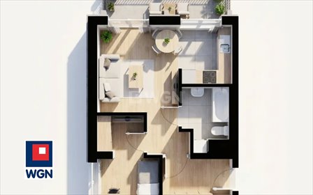 mieszkanie na sprzedaż 44m2 mieszkanie Głogów, Wojska Polskiego