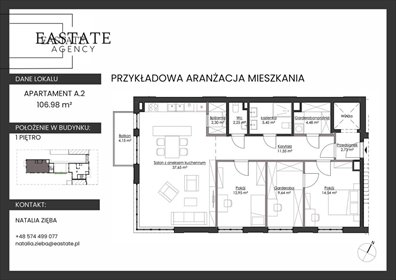 Ekskluzywny apartament 107 m² w prestiżowym Orłowie mieszkanie Gdynia, Orłowo, Inżynierska