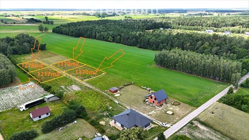 działka na sprzedaż 1170m2 działka Zaberbecze