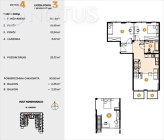 mieszkanie na sprzedaż 94m2 mieszkanie Kraków, Bronowice, Bronowice, Samuela Bogumiła Lindego