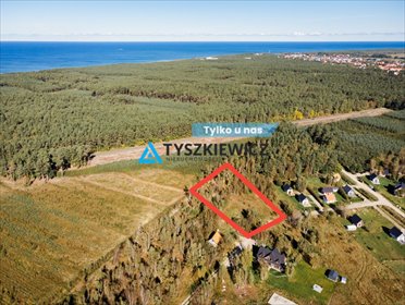 działka na sprzedaż 1201m2 działka Rowy, Szachulcowa