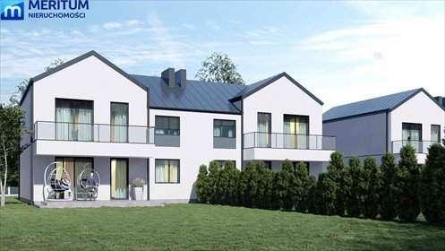 Przestronny bliźniak z garażem i dużą działką dom Żabia Wola