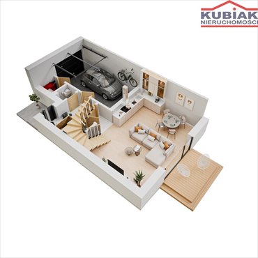 Sprzedam nowoczesne 115 m² w Pruszkowie - 2 domy, ogródek, stan deweloperski mieszkanie Pruszków
