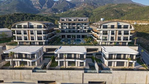 Nowoczesny apartament z widokiem na morze i góry mieszkanie Alanya, Kargıcak, Alanya, Antalya