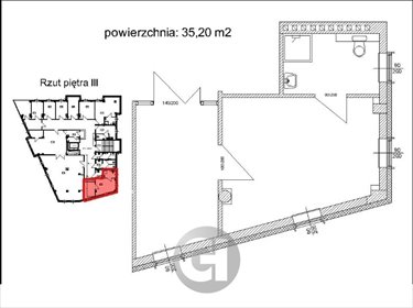 lokal użytkowy na sprzedaż 35m2 lokal użytkowy Gorzów Wielkopolski, Górczyn